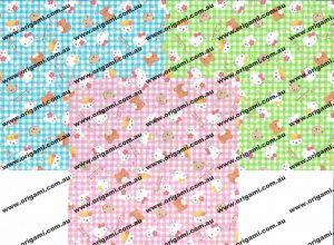 Hello Kitty Gingham - 15cm x 15cm (20s) - Image 2