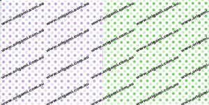 Polka Dot Chiyogami - 15cm x 15cm (30s) - Image 4