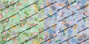 Butterfly Garden Chiyogami - 15cm x 15cm (32s) - Image 4