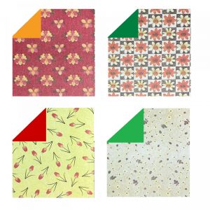 Pressed Flower Origami - 15cm x 15cm (10s)