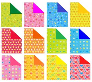 Pearl Hearts & Stars - 15cm x 15cm (48s)