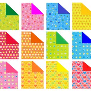 Pearl Hearts & Stars - 15cm x 15cm (48s)