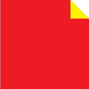 Double Sided Red/Yellow Pack - 15cm x 15cm (20s)