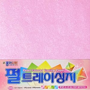 Pearl Coloured Tracing Paper - 15cm x 15cm (10s)