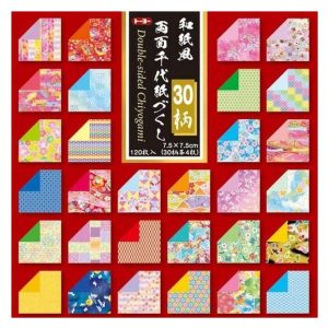 Chiyogami Double-sided Mini  - 7.5cm x 7.5cm (120s)