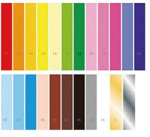 Assorted Solid Colour 300 - 15cm x 15cm (300s) - Image 2