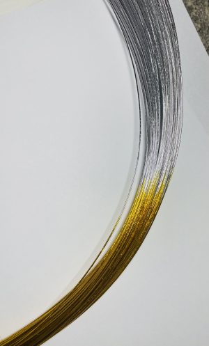 Mizuhiki Cords - Gold&Silver Metallic - Image 2