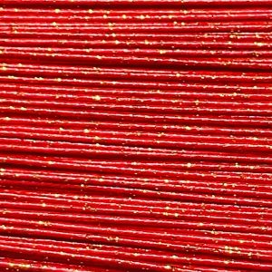 Mizuhiki Cords -  Red w/ Gold Flecks