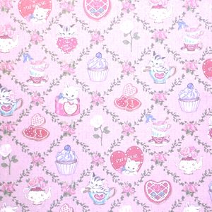 Double-sided Kitty Teatime -15cm x 15cm (36s)