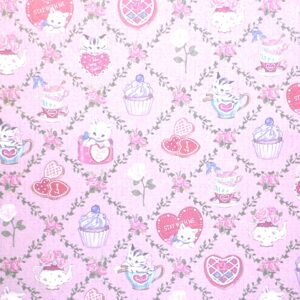 Double-sided Kitty Teatime -15cm x 15cm (36s)