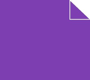 Double Sided Same Purple - 15cm x 15cm (40s)
